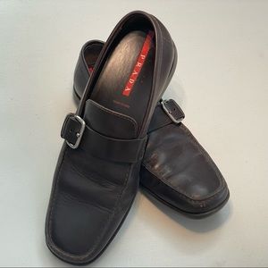 Authentic PRADA Buckled Loafer - US 9/EU 8 Brown